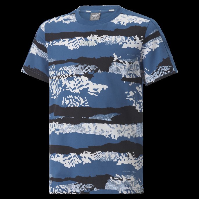 Puma På Salg Lake Blue Alpha Tee Ungdom