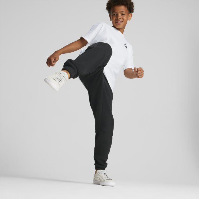 Puma På Salg Hvite Klassikere Matchers Tee Ungdom