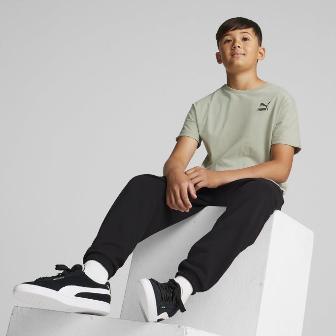 Pebble Grey Puma På Salg Classics Matchers Tee Ungdom