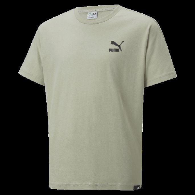 Pebble Grey Puma På Salg Classics Matchers Tee Ungdom