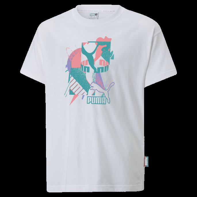 Fandom Tee Ungdom Hvit Puma På Salg