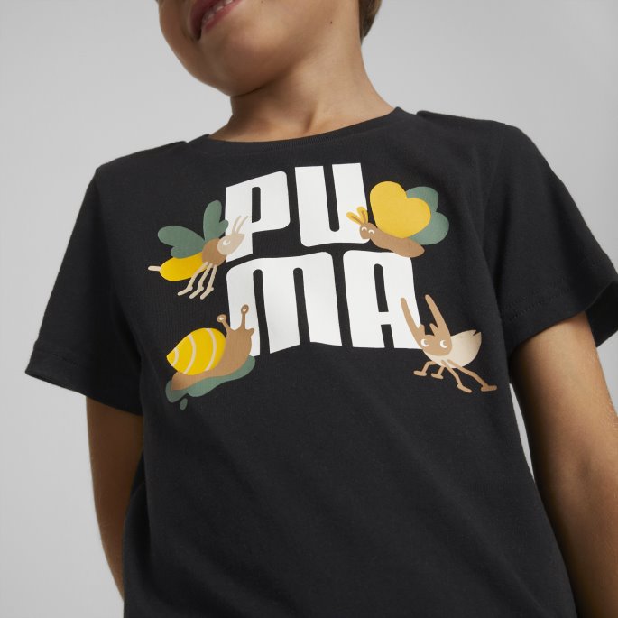 Puma På Tilbud Small World Tee Kids Black