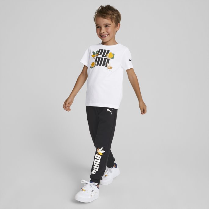 Hvit Small World Tee Kids Puma På Salg