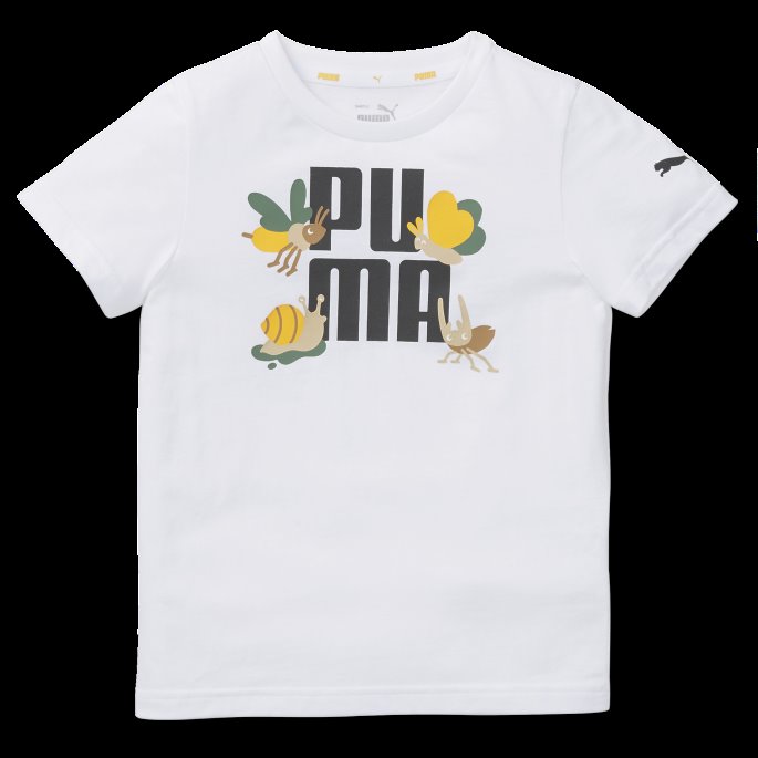 Hvit Small World Tee Kids Puma På Salg