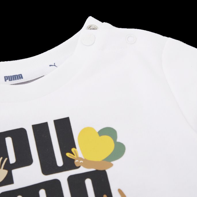 Hvit Puma På Tilbud Small World Jogger Sett Babyer