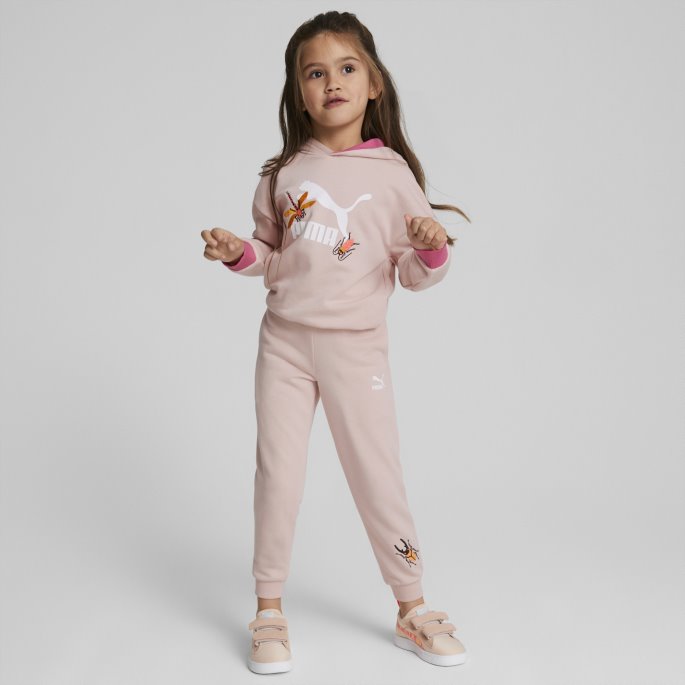 Puma På Tilbud Small World Hettegenser For Barn Rose Quartz