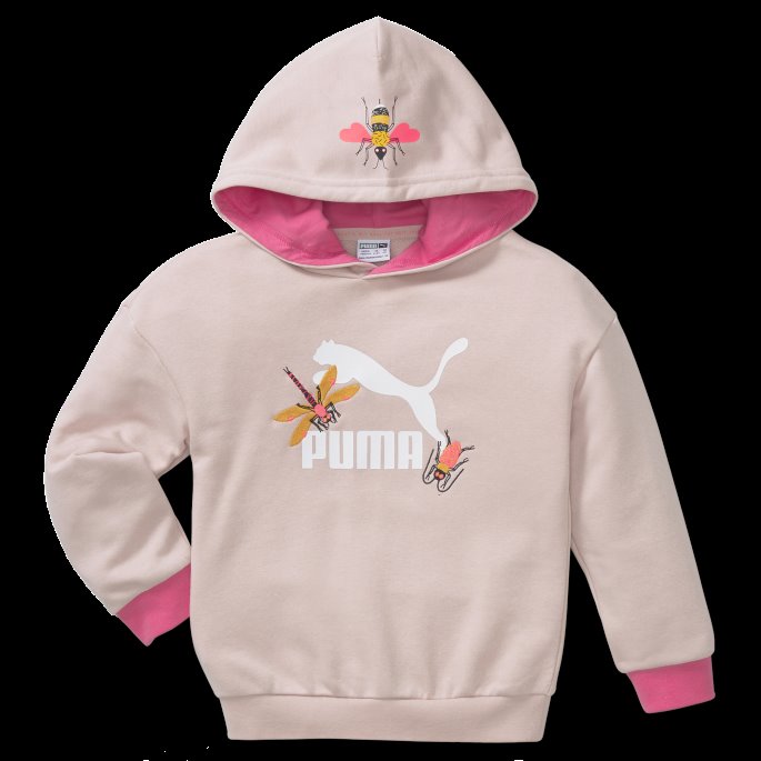 Puma På Tilbud Small World Hettegenser For Barn Rose Quartz