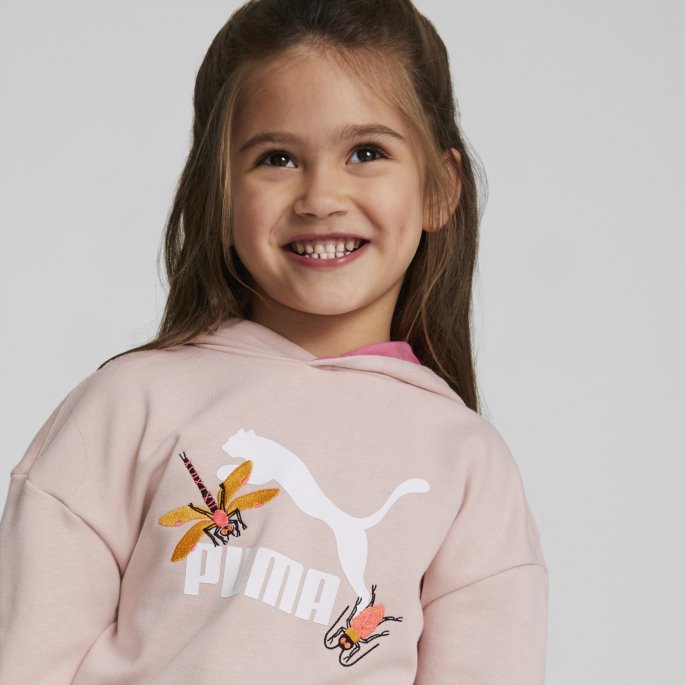 Puma På Tilbud Rose Quartz Small World Hettegenser Barn