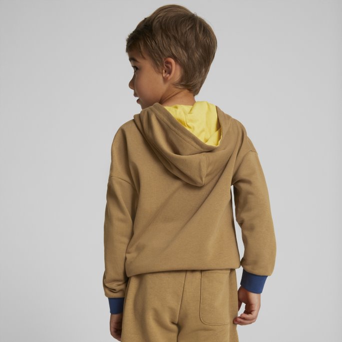 Puma På Tilbud Small World Hettegenser Barn Desert Tan