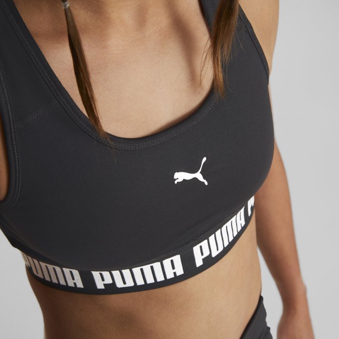 Puma På Tilbud Sterk Ungdoms-BH Topp Svart
