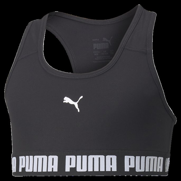 Puma På Tilbud Sterk Ungdoms-BH Topp Svart