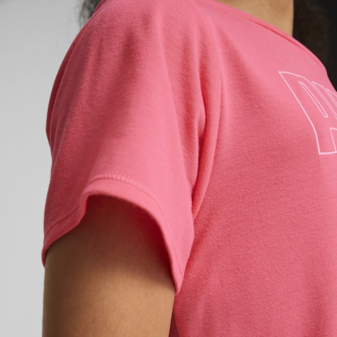 Favoritter Tee Ungdom Puma På Salg Solnedgang Rosa