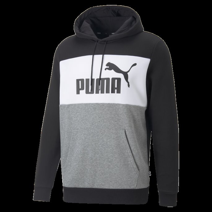 Sort Essentials+ Colourblock Hettegenser Herre Puma På Tilbud