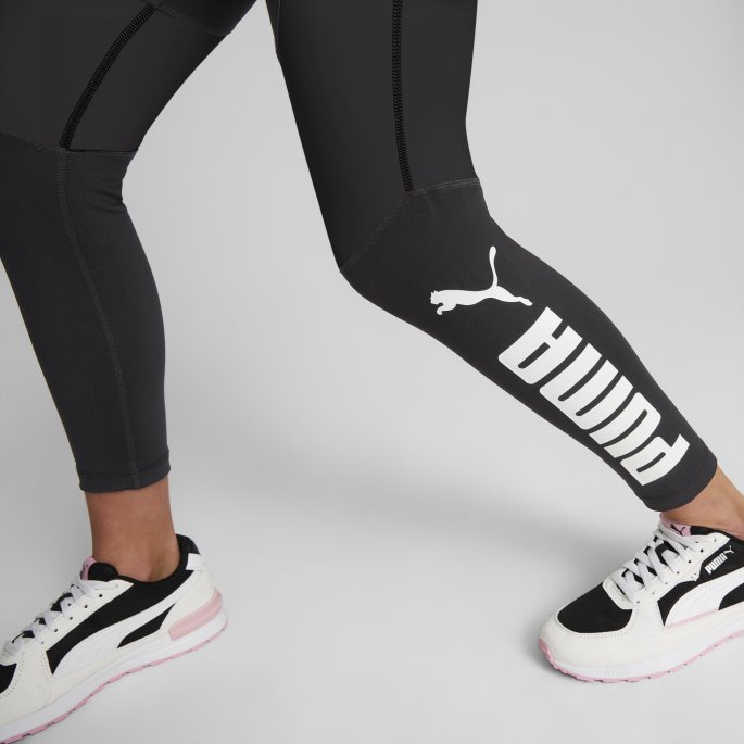 Favorittlogo Høy Midje 7-8 Leggings Ungdom Svart Puma På Salg