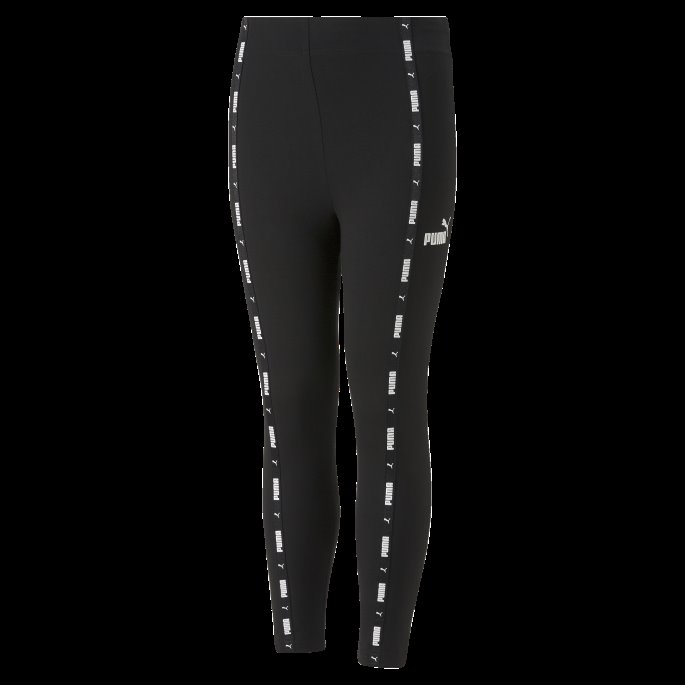 Puma På Tilbud Svart Power Tape Leggings Ungdom
