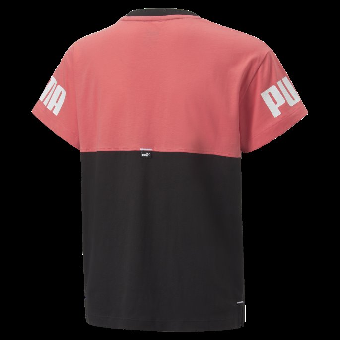 Puma På Tilbud Power Colourblock Tee Ungdomslaks