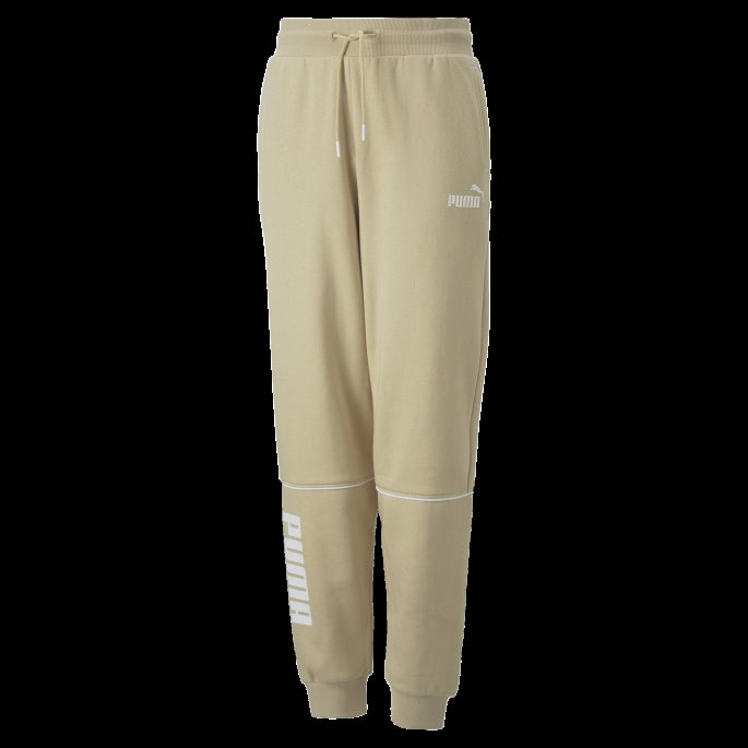 Lys Sand Puma På Tilbud Power Colourblock Bukser Ungdom