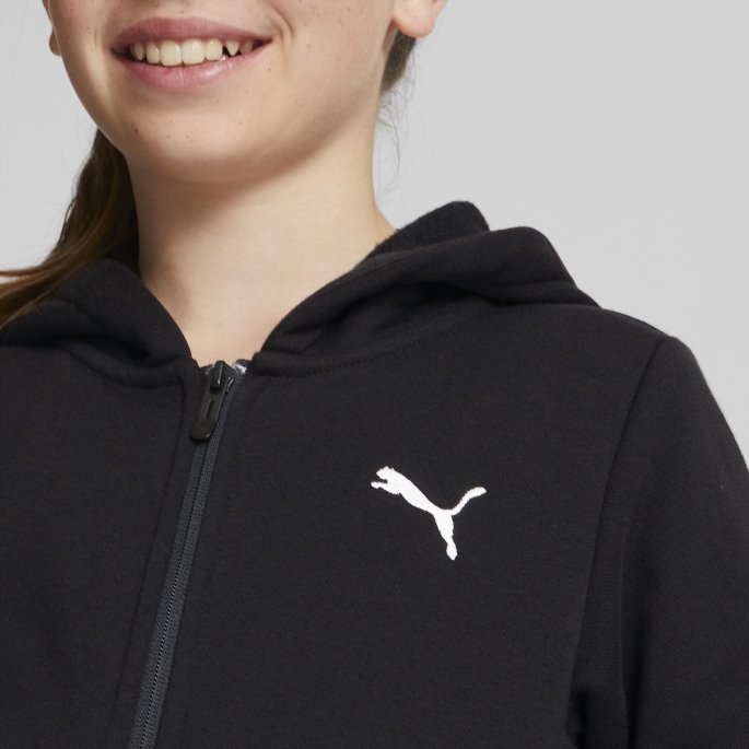 Puma På Tilbud Svart Klassisk Hette Joggedress Ungdom