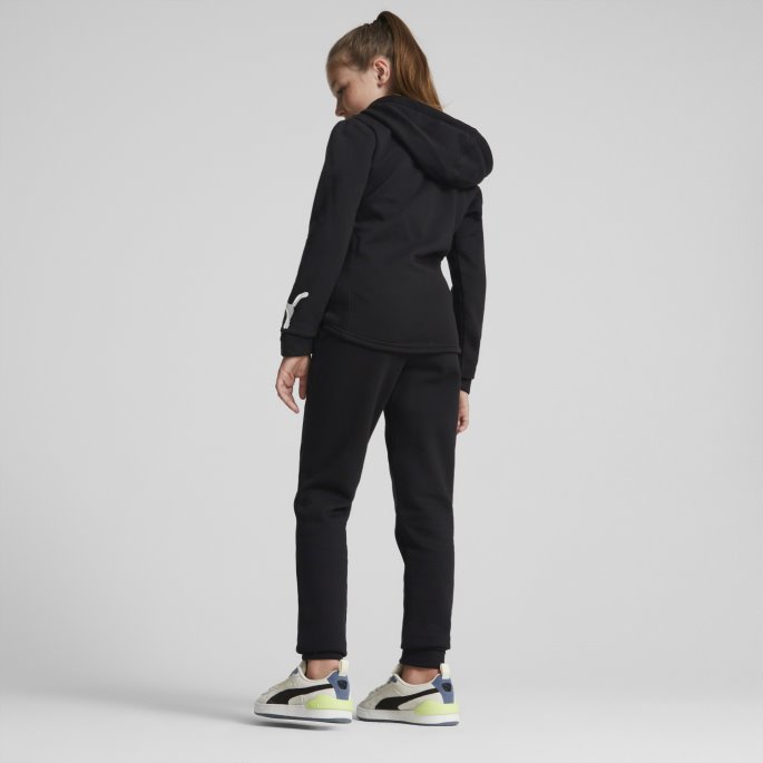 Puma På Tilbud Svart Klassisk Hette Joggedress Ungdom