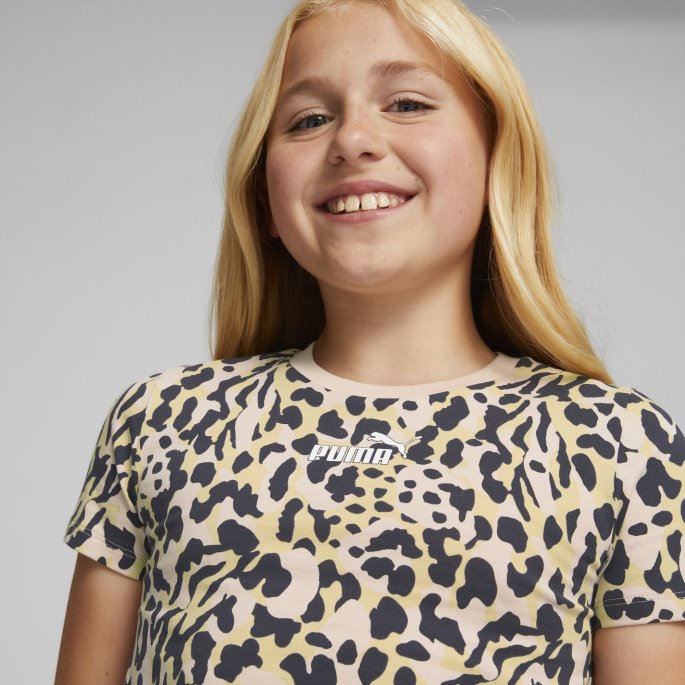 Rosenkvarts-aop Alfa-trykt Tee Youth Puma På Salg