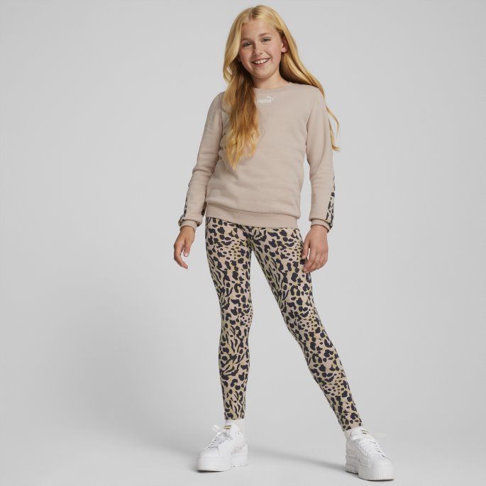 Puma På Tilbud Rosenkvarts Alfa Sweatshirt Med Rund Hals Ungdom