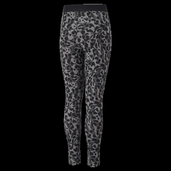 Svarte Alfaprintede Leggings Ungdom Puma På Salg