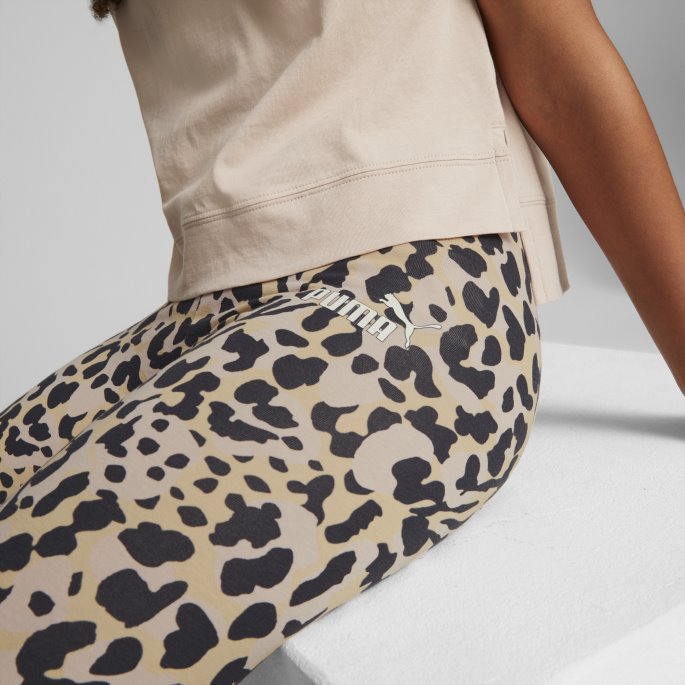 Alpha Printed Leggings Ungdom Puma På Tilbud Rose Quartz