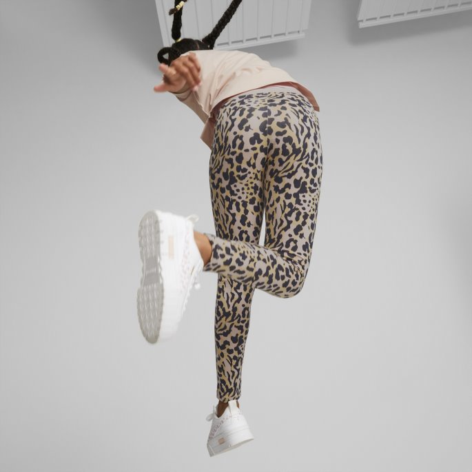 Alpha Printed Leggings Ungdom Puma På Tilbud Rose Quartz