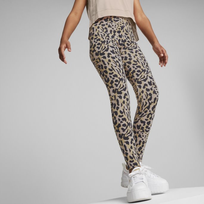Puma På Tilbud Alpha Printed Leggings Ungdom Rosenkvarts