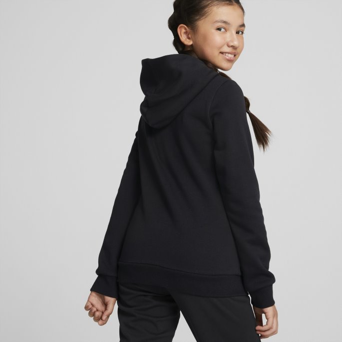 Essentials+ Logo Hettegenser Ungdom Puma På Tilbud Svart