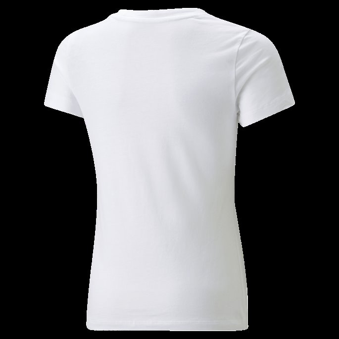 Hvit Puma På Salg Essentials+ Bloom Logo Tee Ungdom