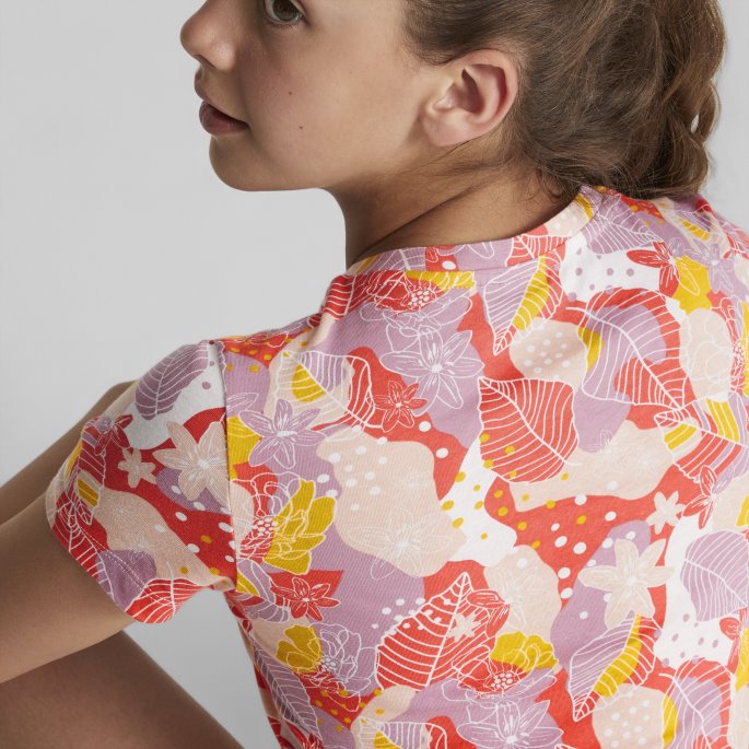 Puma På Salg Laks-aop Essentials+ Bloom Printed Tee Ungdom