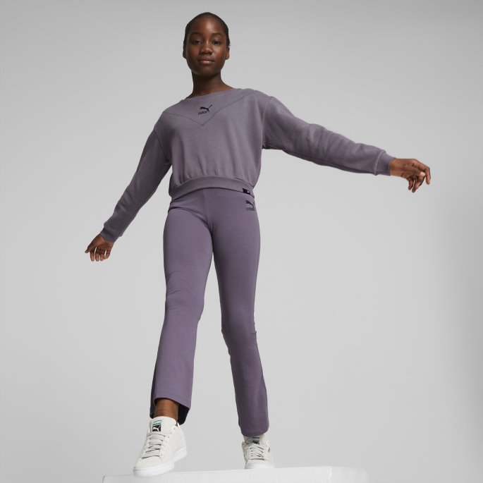 Puma På Tilbud Lilla Kull Klassikere Grl Crew Neck Sweatshirt Ungdom