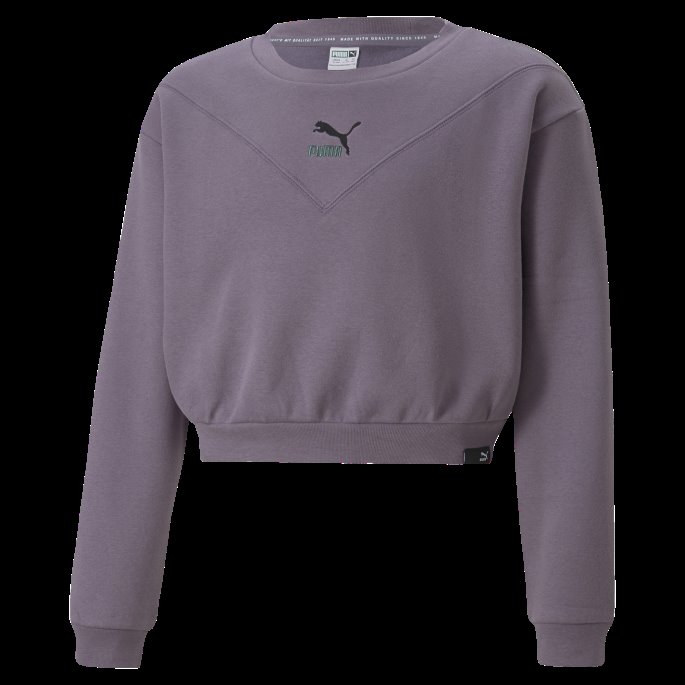 Puma På Tilbud Lilla Kull Klassikere Grl Crew Neck Sweatshirt Ungdom