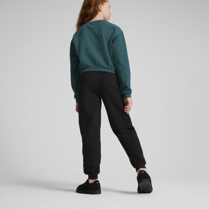 Puma På Tilbud Svart Klassikere Grl Avslappet Jogger Ungdom
