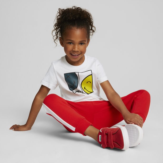 Puma På Tilbud X Smileyworld Barneskjorte Hvit