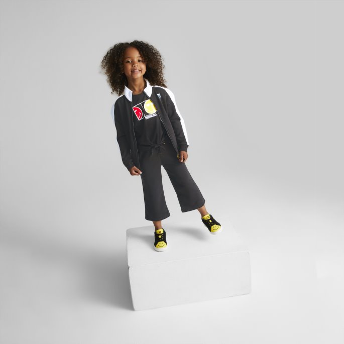 Puma På Tilbud X Smileyworld T7 Treningsjakke Barn Svart
