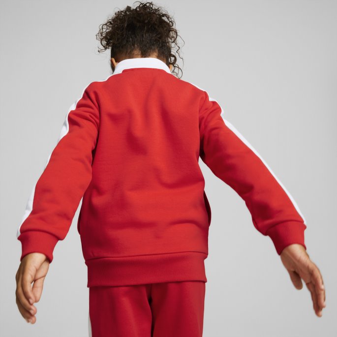 Puma På Tilbud X Smileyworld Kids' T7 Treningsjakke Høyrisiko Rød