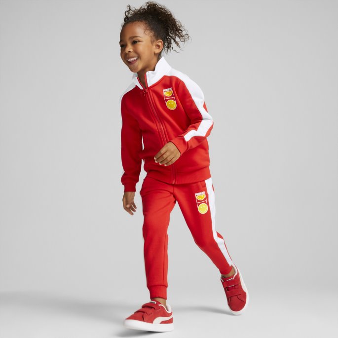 Puma På Tilbud X Smileyworld T7 Treningsjakke Barn Høyrisiko Rød