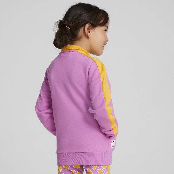 Puma På Tilbud X Smileyworld T7 Treningsjakke Barn Lilla Pop