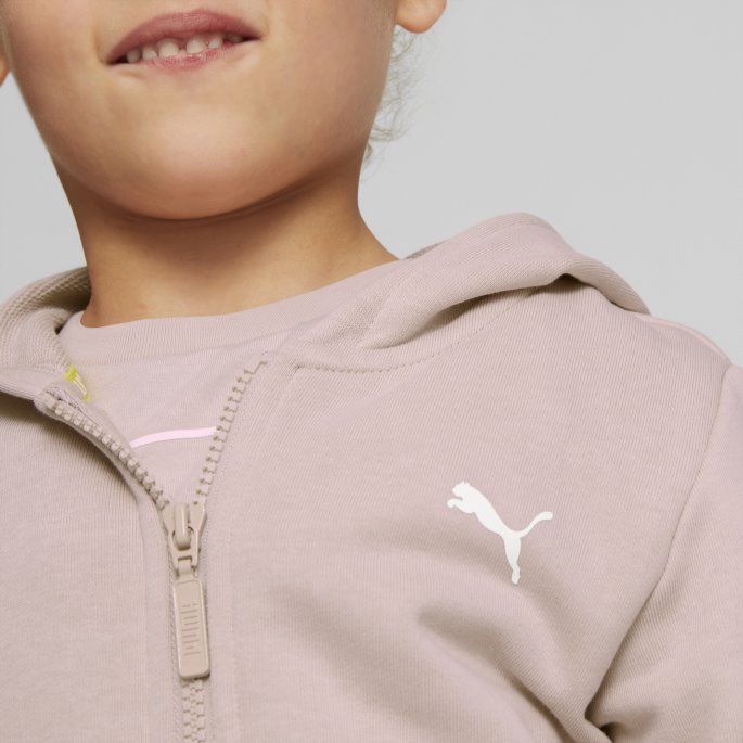 Puma På Tilbud X Smileyworld Hettegenser Med Full Glidelås For Små Barn Rose Quartz