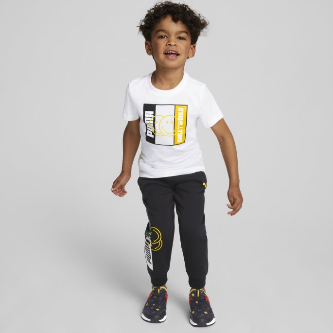 Puma På Tilbud X Smileyworld Joggebukse Barn Svart