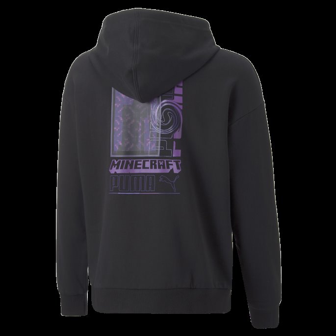 Puma På Tilbud X Minecraft Hettegenser Ungdom Svart