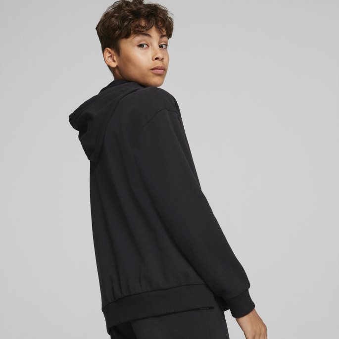 Puma På Tilbud X Minecraft Hettegenser Store Barn Svart-logo