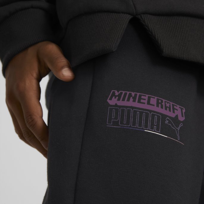 Puma På Tilbud X Minecraft Joggebukse Ungdom Svart