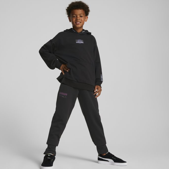 Puma På Tilbud X Minecraft Joggebukse Store Barn Svart