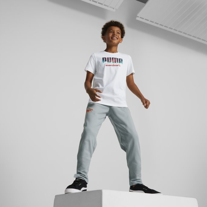 Puma På Tilbud X Minecraft Ungdoms Joggebukser Quarry
