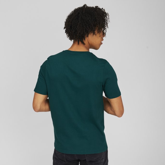 Classics Logo Herre T-skjorte Puma På Tilbud Varsity Green