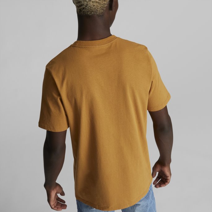 Puma På Tilbud Classics Logo Herre T-skjorte Desert Tan