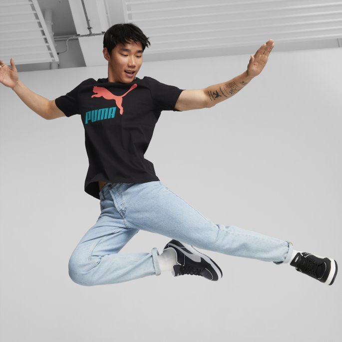 Puma På Tilbud Classics Logo Herre T-skjorte Svart